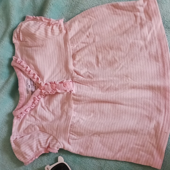 Toddler's Adorable Stripe Short Sleeve Top by Faded Glory 💥💥Mix&Mix&Match B2GO - Picture 2 of 4